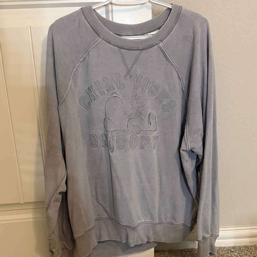 Peanuts Heather Gray Sweatshirt